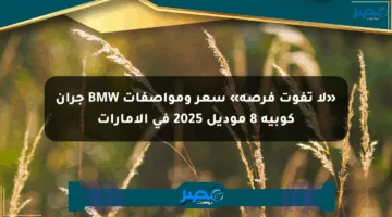 «لا تفوت فرصة» سعر ومواصفات BMW جران كوبيه 8 موديل 2025 في الإمارات